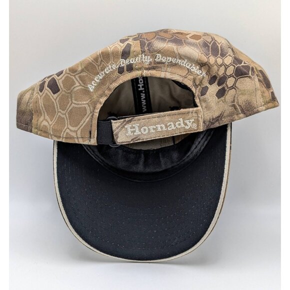 Hornady Camo Adjustable Strap Back Hat Outdoor Cap Hunting Camouflage Ammo - Picture 4 of 5